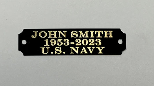 Engraved Name Plate